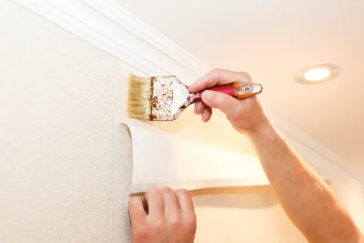 Pose de papier peint à Gelos — revêtements muraux et toiles de verre